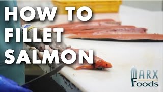 How to Fillet Salmon Video [upl. by Eterg]