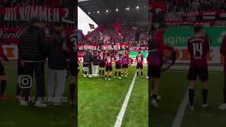 Feier mit den Fans nach 40 Derby Sieg [upl. by Nnaitsirk]