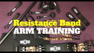 Training Arms With Resistance Bands [upl. by Fifine374]