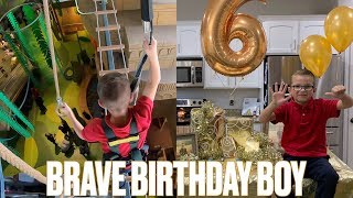 SIXYEAROLD GOLDEN BIRTHDAY CELEBRATION  SHY KID COMES OUT OF HIS SHELL ON HIS SIXTH BIRTHDAY [upl. by Nylirej284]