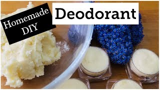 Easy Homemade Deodorant That Really WORKS [upl. by Merrile]