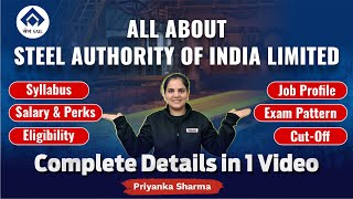 All About SAIL Recruitment 2024  How to get selected in SAILwith or without GATE  Priyanka Sharma [upl. by Atinehc]