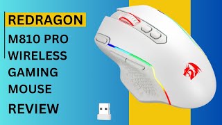 Redragon M810 Pro Wireless Gaming Mouse 10000 DPI WiredWireless Gamer Mouse Review [upl. by Mathe923]