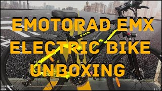 how to make assembly emotorad emx electric bicycle unboxing dual suspension e bike [upl. by Aric42]