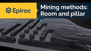 Room and pillar mining method  Epiroc [upl. by Potash870]