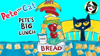 Pete the Cats Big Lunch AND the Perfect Pizza Party Read Aloud [upl. by Marr]