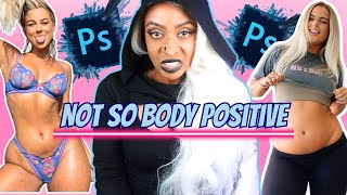 Body Positive Influencer EXPOSED For Photoshopping Pictures Skinny [upl. by Noillimaxam529]