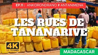 Quartiers dAntananarivo E11 Madagascar 🇲🇬 Ankorondrano et ses alentours 4K Tananarive à moto [upl. by Natsud]