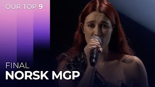 Norsk Melodi Grand Prix 2024 Norway  Final  OUR TOP 9 [upl. by Yrokcaz369]