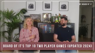 Board Of Its Top 10 Two Player Games Updated 2024 [upl. by Buonomo]