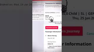 confirm train ticket website tech short [upl. by Rehpinej393]