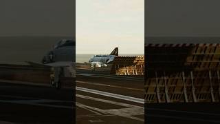 F4 Phantom II Carrier Takeoff dcs dcsworld shorts f4phantom usnavy f4 carrier takeoff usaf [upl. by Uriiah]