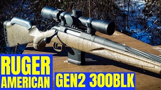 Ruger American Ranch Gen 2 in 300 Blackout VERY IMPRESSED [upl. by Warenne]