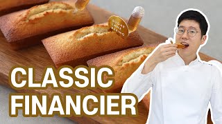 Perfect Classic Financier recipe  Detailed steps on brown butter included [upl. by Humph404]