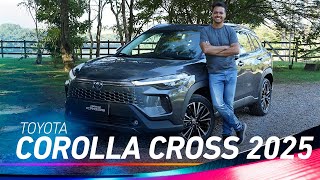 NOVO TOYOTA COROLLA CROSS 2025  DIRIGINDO NÃO MUDOU NADA TESTE DAS VERSÕES XRX 20 E XRX HYBRID [upl. by Zerep]