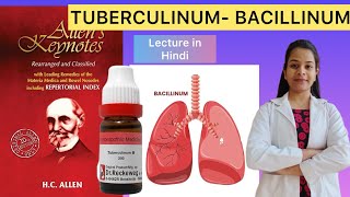 Tuberculinum BACILLINUM homeopathic medicine from Allen’s keynote materia medica in Hindi [upl. by Ajssatsan643]