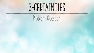 The three certainties  Equity and Trust Law England How to answer a problem question [upl. by Elayor]