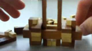 Tutorial On How To Solve A 3D Bamboo Cube Puzzle Made By Eco Game [upl. by Jasmina]