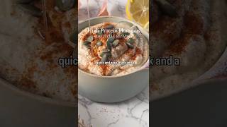 High Protein Hummus Recipe secret ingredient easy quick snack idea ✨ [upl. by Annorah]