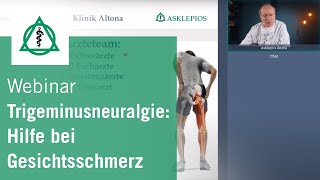 Trigeminusneuralgie Hilfe gegen den gemeinen Gesichtsschmerz  Webinar Asklepios Klinik Altona [upl. by Grose]