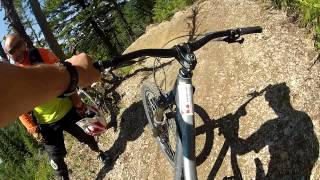 Downhill MTB  Kashmir Trail at Whitefish Mountain Resort [upl. by Arathorn864]