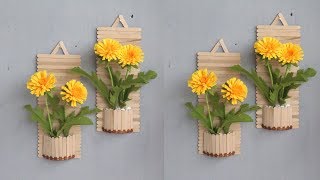 craft ideas  home decorating ideas  popsicle stick crafts [upl. by Joshia356]