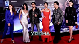 UNCUT Yodha Red Carpet Screening  Sidharth Malhotra Kiara Advani Disha Patani Raashi Khanna [upl. by Buzzell]