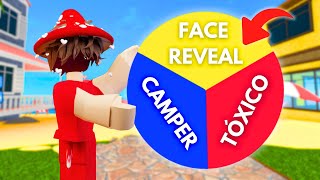 FACE REVEAL😱 HACIENDO LO QUE DIGA LA RULETA en MM2  Kevin Roblox [upl. by Ordnajela]