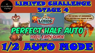 Mastercook Limited Challenge Stage 4  Crazy Chef Perfect Half Auto Mode  100 Easy Guide [upl. by Neetsyrk]