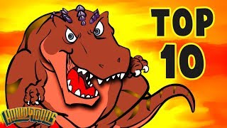 Top 10 Dino Songs  Dinosaur Songs for Kids from Dinostory by Howdytoons [upl. by Koball]