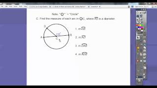 Arc Measures of Circles [upl. by Ahsei492]