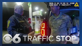 Officer speaks with US Army second lieutenant Caron Nazario following Va traffic stop [upl. by Therese]