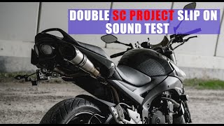 Suzuki GSR 600 SC Project  no db killer  VERY LOUD CUSTOM EXHAUST SYSTEM [upl. by Renmus]