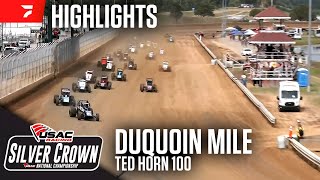 𝑯𝑰𝑮𝑯𝑳𝑰𝑮𝑯𝑻𝑺 USAC Silver Crown  Du Quoin State Fairgrounds  Ted Horn 100  August 31 2024 [upl. by Shaffert]