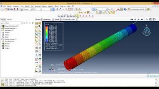 Abaqus Tutorial Videos  Steady State Heat transfer analysis of a Rod [upl. by Anaiek]