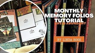 Crafting Memories Monthly Folios Tutorial [upl. by Remmos]