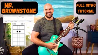 Mr Brownstone Intro  Guitar Lesson [upl. by Huldah104]