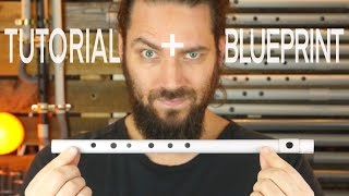 How to make a PVC DIY transverse flute  Tutorial [upl. by Hau101]