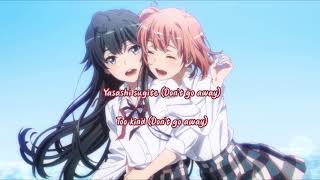 Diamond no Jundo  Oregairu Kan ED Full Lyrics [upl. by Atiroc]