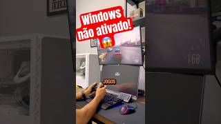 WINDOWS NÃO ATIVADO PODE DAR PROBLEMA🤔 [upl. by Elocn41]