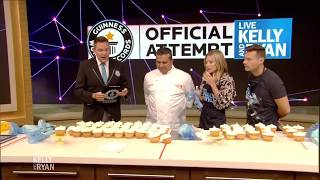 quotCake Bossquot Buddy Valastro Breaks Cupcake Icing Guinness World Record [upl. by Etna486]