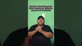 Eduardo Bolsonaroposta vídeo montagem tentando enganar os brasileiros [upl. by Novoj782]