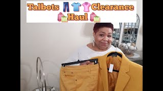 TALBOTS CLEARANCE HAUL MARCH 2021  PLUS SIZE FASHION  FASHION OVER 60 [upl. by Venezia]