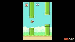 Flappy Bird  High Score Level 46 Silver Medal iPhoneiPad [upl. by Naimad]