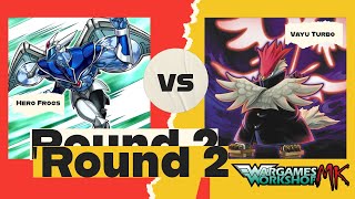 YuGiOh Edison Locals  Vayu Turbo vs Hero Frogs  Round 2  Wargames Workshop MK [upl. by Curley]