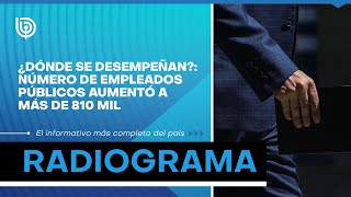 Número de empleados públicos aumentó a más de 810 mil ¿Dónde se desempeñan [upl. by Mitchael]