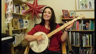 Banjo lesson 1  Intro and basic frailing strum Beginners tutorial  frailing  clawhammer banjo [upl. by Domella]