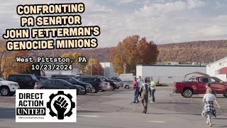 Confronting Senator John Fettermans Minions in West Pittston PA 10232024 [upl. by Bianca]