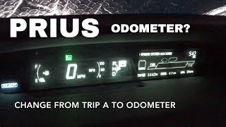 🚗 🚕 How To Check Odometer Reading on Prius Tutorial [upl. by Ahsiemal656]