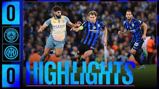 UNA GRANDE BATTAGLIA A MANCHESTER ⚔️  MAN CITY 00 INTER  HIGHLIGHTS  UCL 2425 ⚫🔵 [upl. by Nette]